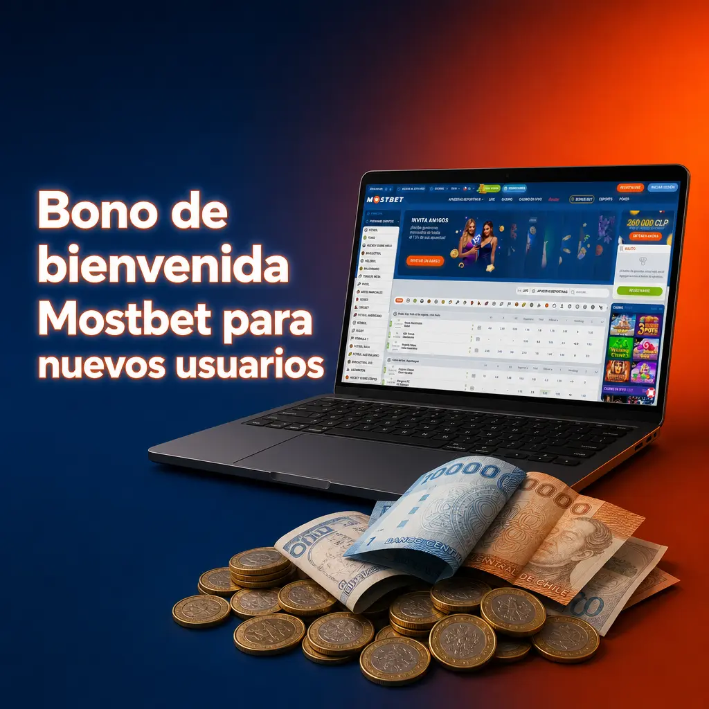 Tabla del bono de bienvenida Mostbet 2026 con ofertas de casino, sport, rollover y 250 tiradas gratis